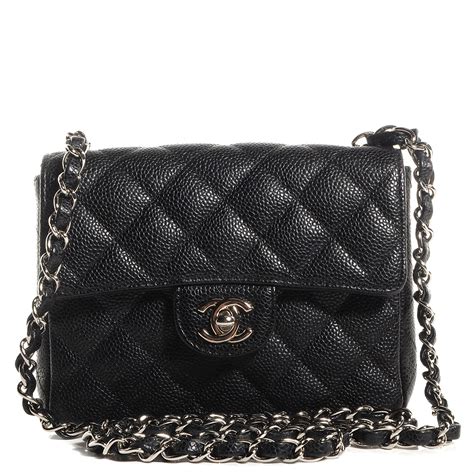 chanel square mini caviar black price|CHANEL Caviar Quilted Mini Coco Han.